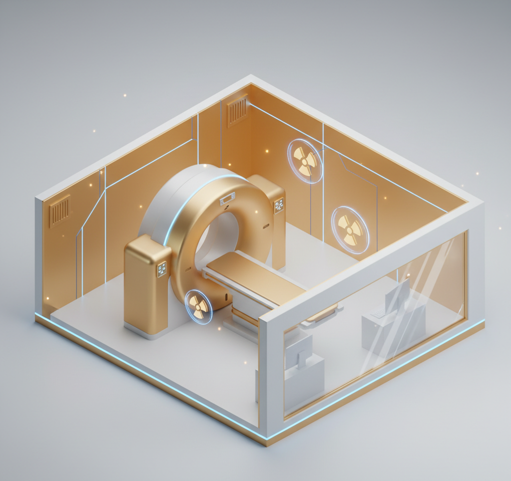 CT Scan Room with Radiation Shielding